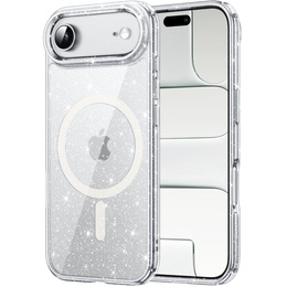 Puzdro pre iPhone Air, pre MagSafe, trblietavé, priehľadné