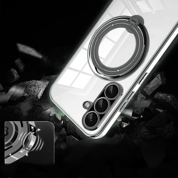Magnetické puzdro pre Samsung Galaxy A36 5G, pre MagSafe, čierne