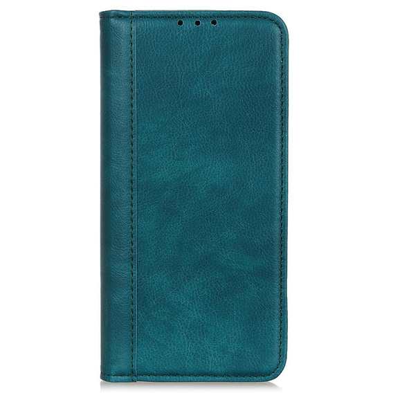 Flipové puzdro pre Honor 200 Pro 5G, Split Leather, zelený