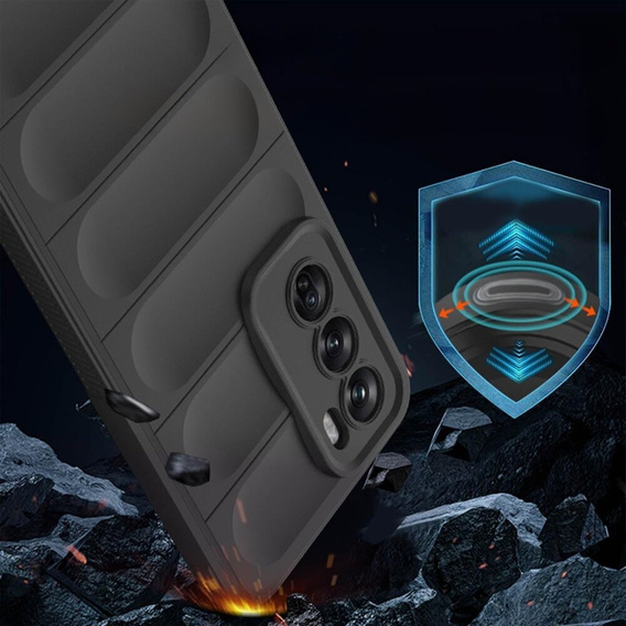 Obal na mobil pre Oppo Reno 12, Gaming Shockproof, čierne