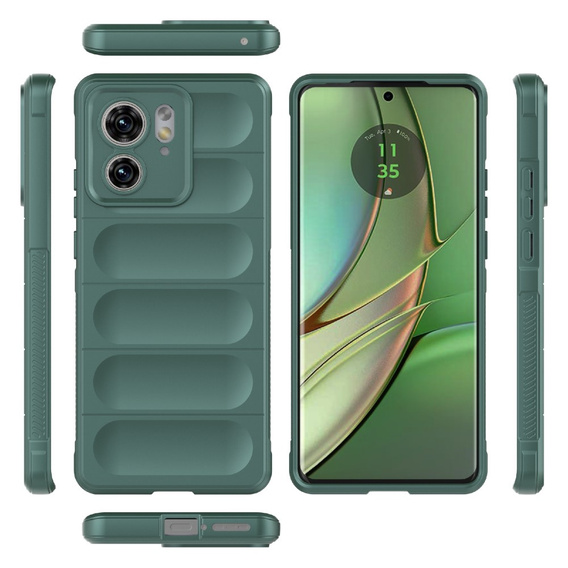 Obal na mobil pre Motorola Edge 40, Gaming Shockproof, zelený