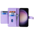 Klapkové puzdro pre Samsung Galaxy A54 5G, Wallet Zipper Pocket, fialové