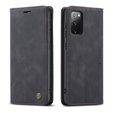 CASEME puzdro pre Samsung Galaxy S20 FE, Leather Wallet Case, čierne