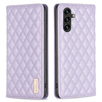 Klapkové puzdro pre Samsung Galaxy A35 5G, Wallet, BINFEN COLOR, fialové