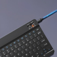 Bezdrôtová mini klávesnica Bluetooth pre tablet, čierny