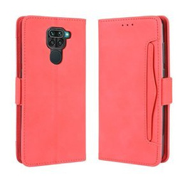 Klapkové puzdro pre Xiaomi Redmi Note 9, Card Slot, červené