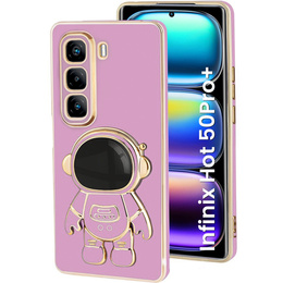 Obal na mobil pre Infinix Hot 50 Pro+ 4G, Astronaut, fialové