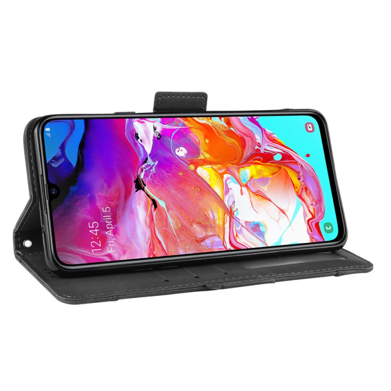 Klapkové puzdro pre Samsung Galaxy A20s, Card Slot, čierne