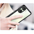 Obal na mobil pre Xiaomi Redmi 13C / Poco C65, Fusion Hybrid, transparentné / čierne