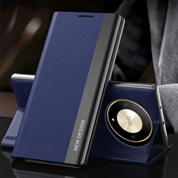 Klapkové puzdro pre Honor Magic 6 Lite 5G, Side Magnetic, modré