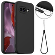 Obal na mobil pre Google Pixel 9A, Silicone MagSafe, čierne