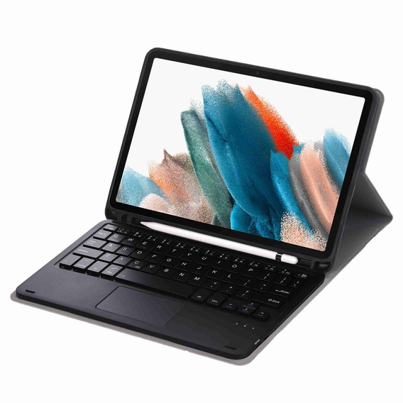 Puzdro + klávesnica Samsung Galaxy Tab A8 10.5 X200 / X205, čierne
