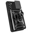 Obal na mobil pre Oppo Reno 12, CamShield Slide, čierne
