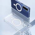 Puzdro pre Samsung Galaxy A17 5G, pre MagSafe, vystužené, priehľadné