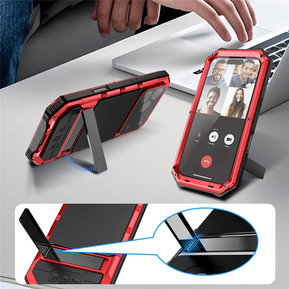 Puzdro R-JUST s podstavcom pre iPhone 17 Pro Max