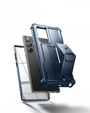 Obrnené puzdro pre Samsung Galaxy S22 Ultra, Dexnor Full Body, tmavomodré