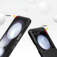 Pancierované puzdro pre Samsung Galaxy Z Flip7 FE / Z Flip6, Armor Shockproof, čierne