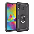 Pancierované obal na mobil pre Motorola One Action, Nox Case Ring, čierne