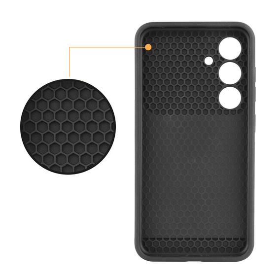 Obal na mobil pre Samsung Galaxy S24, ERBORD CamProtect Slide Camera, čierne