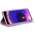 Klapkové puzdro pre Oppo A17, Wallet Light Spots Decor Butterfly, modré