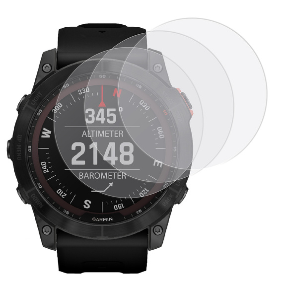 3x ERBORD Hydrogélová fólia pre Garmin Fenix 7X