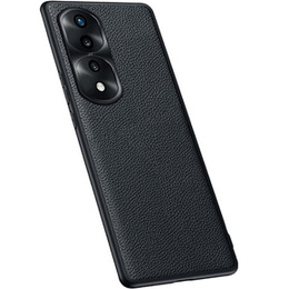 Kožené puzdro pre Honor 70 5G, leather hybrid, čierne