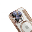 Klapkové puzdro pre iPhone 16 Pro, RFID Wallet MagSafe CamShield, zlaté