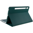 Puzdro + klávesnica Samsung Galaxy Tab S7 T870/T875 / S8, Pen Slot, zelený