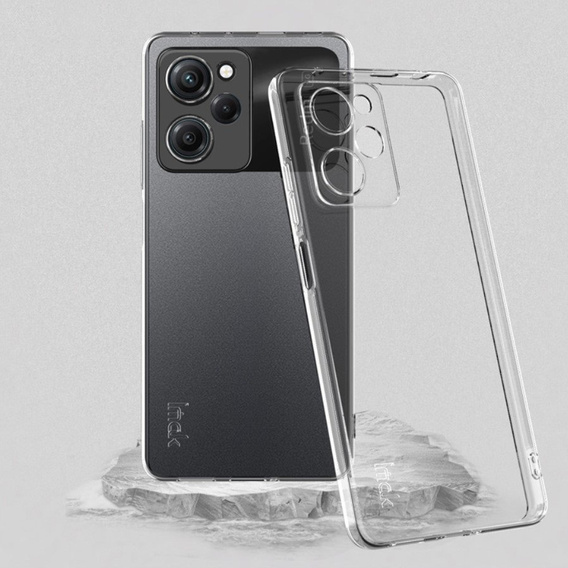IMAK Obal na mobil pre Xiaomi Poco X5 Pro 5G, UX-5 Series Slim, priehľadné