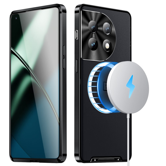 Ochranné puzdro na fotoaparát pre OnePlus 12 5G, CamShield MagSafe, transparentné / čierne
