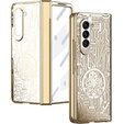 Puzdro pre Samsung Galaxy Z Fold 5 5G, Mechanical Legend, zlaté