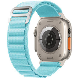 Nylonový remienok pre Apple Watch 1/2/3/4/5/6/7/8/SE/ULTRA 42/44/45/49 mm, modrý