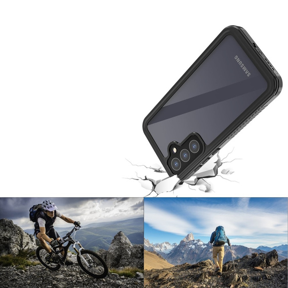 Vodotesné puzdro IP68 pre Samsung Galaxy A55 5G, Redpepper, čierne