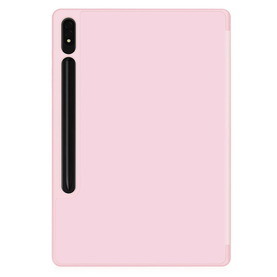 Puzdro pre Samsung Galaxy Tab S10+ Plus, Smartcase s priestorom pre stylus, ružové