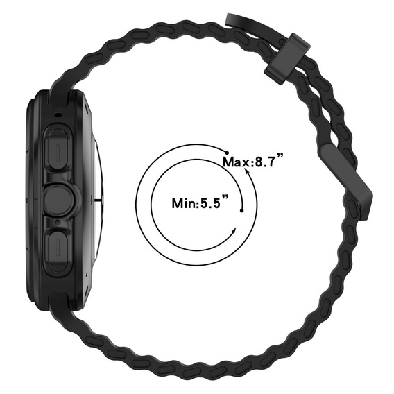 Silikónový remienok pre Samsung Galaxy Watch Ultra 47 mm
