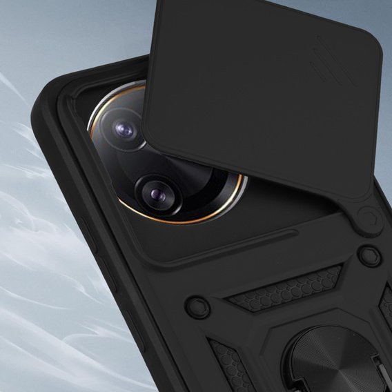 Obal na mobil pre Xiaomi Poco F7 Ultra, CamShield Slide, čierne
