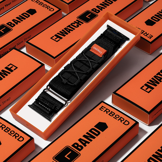 Nylonový remienok ERBORD Runner pre Apple Watch 1/2/3/4/5/6/7/8/9/SE/ULTRA/ULTRA 2 42/44/45/49MM