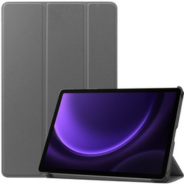 Puzdro pre Samsung Galaxy Tab S9 FE, trojskladové, sivé