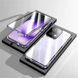 Puzdro pre Oppo Reno 13, Magnetic Dual Glass, ružové