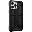 Puzdro Urban Armor Gear pre iPhone 14 Pro Max, Monarch, carbon čierne