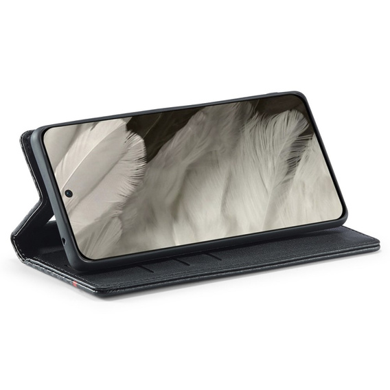 Flipové puzdro pre Google Pixel 8A, Carbon LC.IMEEKE, čierne