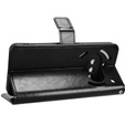 Klapkové puzdro pre Nothing Phone 3A, Crazy Horse Wallet, čierne
