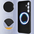Obal na mobil pre Samsung Galaxy S24 FE, Silicone MagSafe, čierne