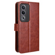 Klapkové puzdro pre Oppo A80, Crazy Horse Wallet, hnedé