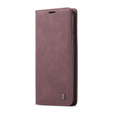 CASEME puzdro pre Xiaomi Redmi Note 8 Pro, Leather Wallet Case, červené