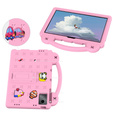 Detské puzdro pre Lenovo Tab M11, Cute Patterns, so stojanom, ružové