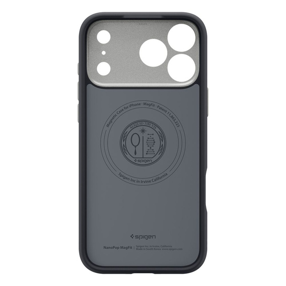 Spigen puzdro pre iPhone 17 Pro, Nano Pop Mag MagSafe, Black Sesame