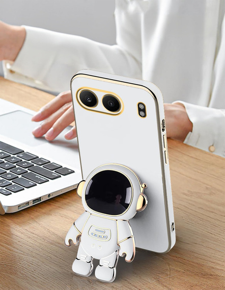 Obal na mobil pre OnePlus Nord 4, Astronaut, biele