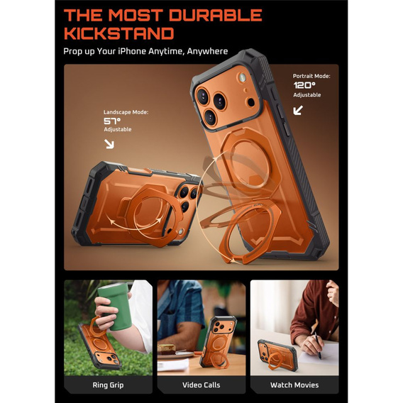 Puzdro Supcase Unicorn Beetle Grip Pro Mag s ochranným krytom pre iPhone 17 Pro