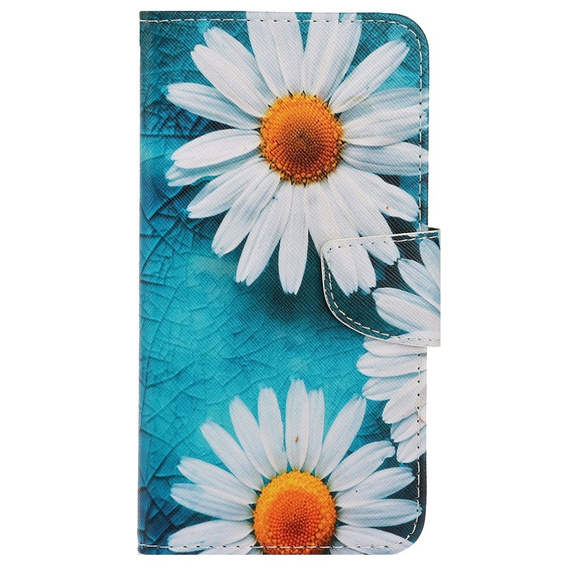 Klapkové puzdro pre Xiaomi Redmi 13C / Poco C65, Wallet, Daisy, modré